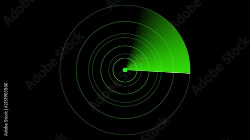 Digital radar scanning security animation with world map overlay and rotating grid.