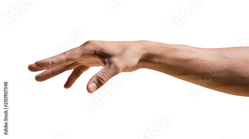Cuadro en lienzo Human hand reaching out with fingers spread