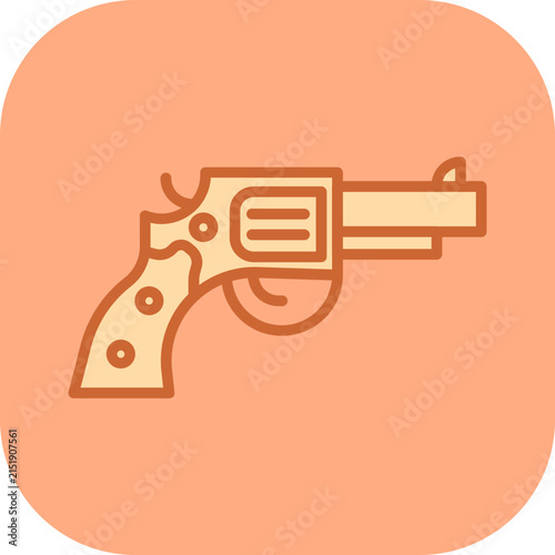 Принти на полотні Gunfire Vector Icon