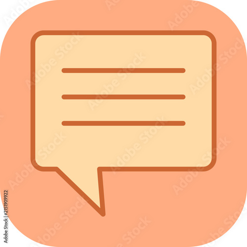 Obraz na plátne Parole Vector Icon