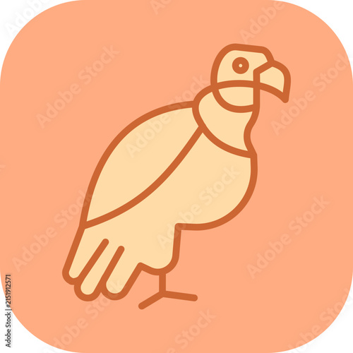 Vulture Vector Icon
