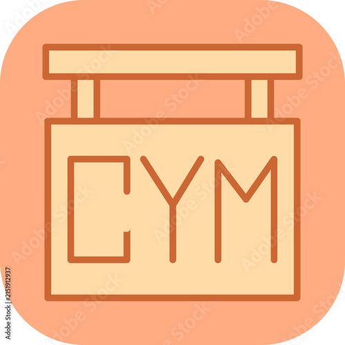 Gym Community Vector Icon