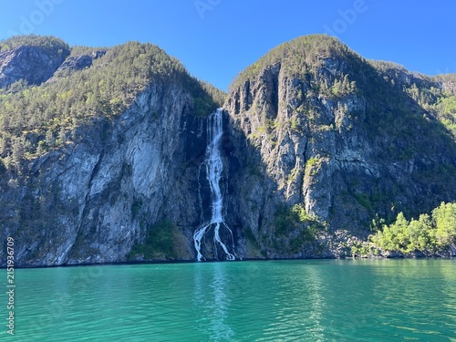 Sognefjord (King of the Fjords) in Norway, Nordic Countries	