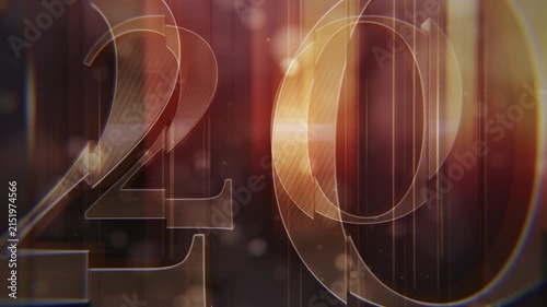 Elegant 3D golden number 20 animation. Smooth camera reveal, realistic reflections. Perfect for 20th anniversaries, top 20, corporate milestones or 20% off sales. High-quality render