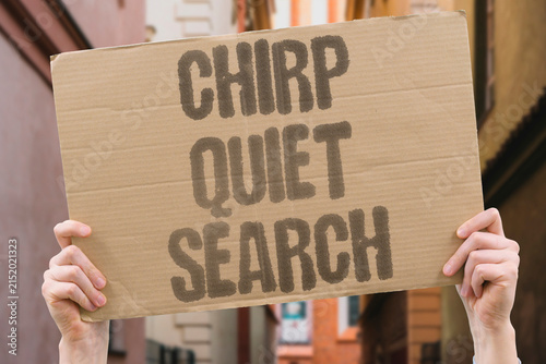 Quadro su tela "Chirp quiet search" A beeping detector turns every peaceful moment into a hunt