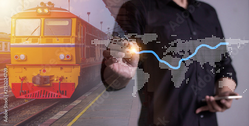 Efficient logistics network managing goods, transportation, delivery, and supply chains.