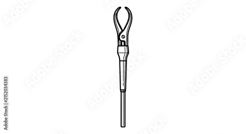 Laboratory Forceps Tool for Holding and Manipulating Small Objects