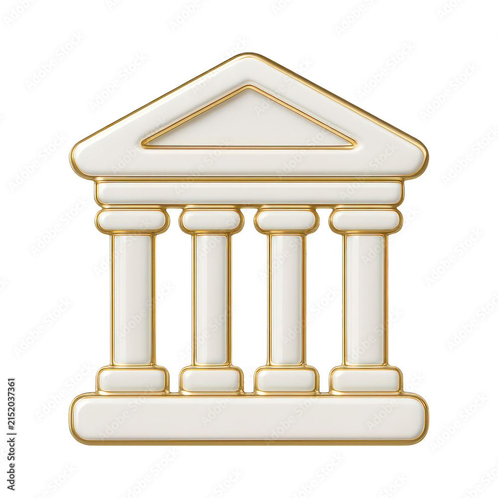 Fototapeta premium PNG Elegant classical architecture icon