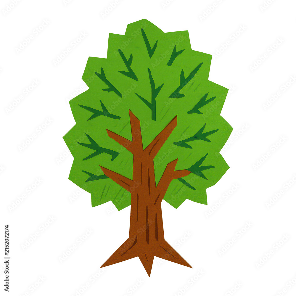 Fototapeta premium PNG Colorful tree illustration design