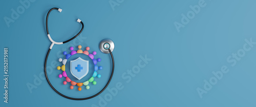World patient safety day advances global awareness, collaboration, and commitment to safer care practices. Concept of health insurance or healthcare access to health welfare and copy space. 3d render