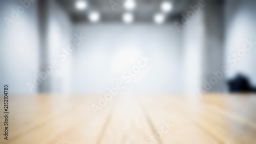 Sharp empty light oak wooden planks with
