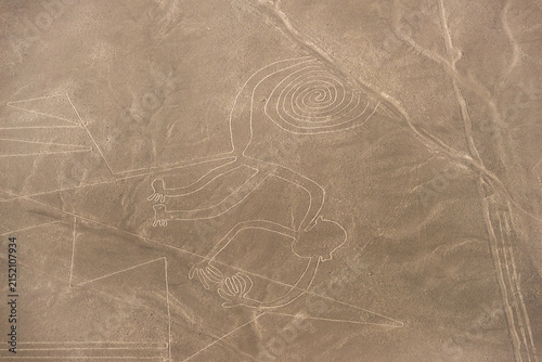Aerial View of Nazca Lines, Peru - Ancient Geoglyphs