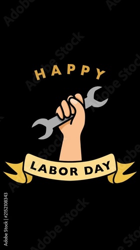 Happy labor day greetings video