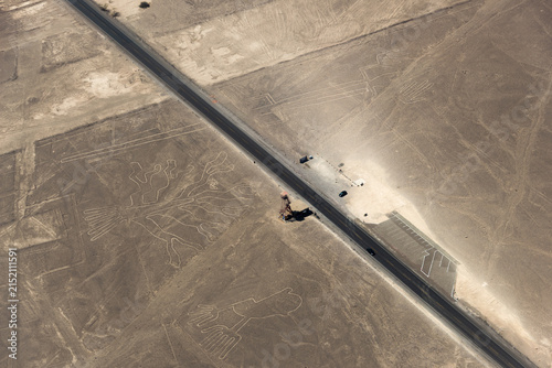 Aerial View of Nazca Lines, Peru - Ancient Geoglyphs
