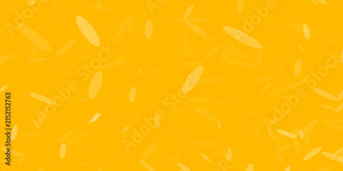 Bright yellow background with many lighter scattered oval shapes and ellipses