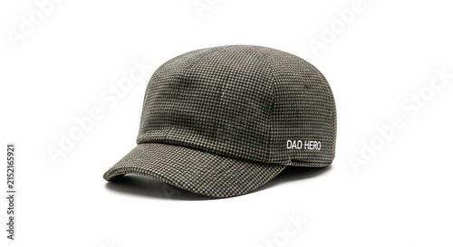 Dad Hero Cap Dad Hero Hat Dad Hero Headwear Brown Textured Baseball Gift