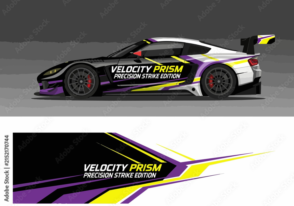 Fototapeta premium Velocity Prism Precision Strike Edition Racing Car Design