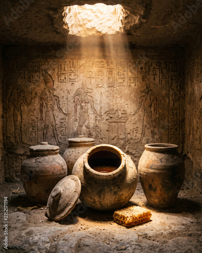 Ancient Egyptian Honey Preservation in an Archaeological Tomb.