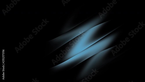 Abstract dark blue light waves on black background with elegant diagonal curves and sleek futuristic aesthetic