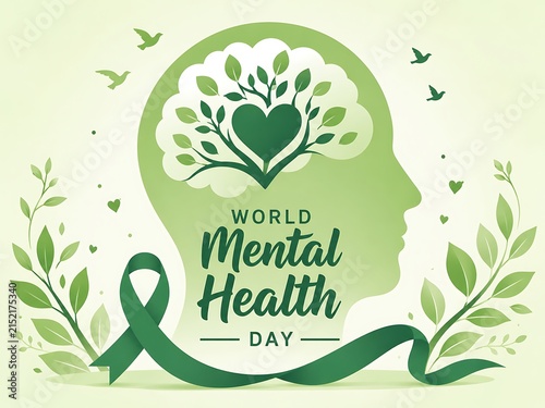 World Mental Health Day Illustration