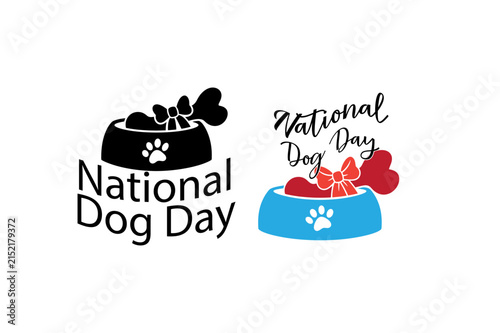 National Dog Day vector illustration 