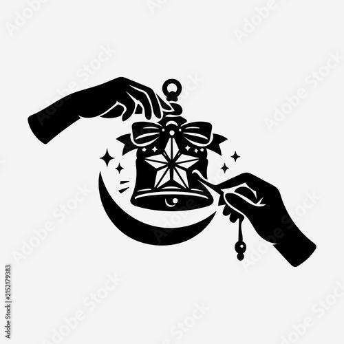 Celestial Lantern with Hands Celebration Icon