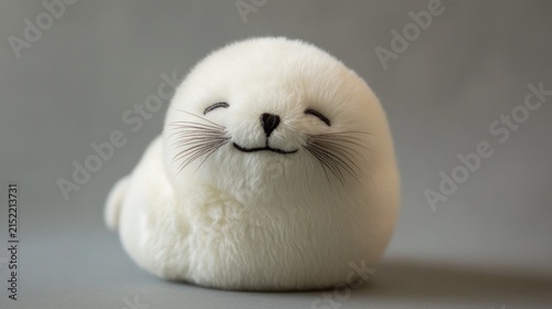 Cute white seal