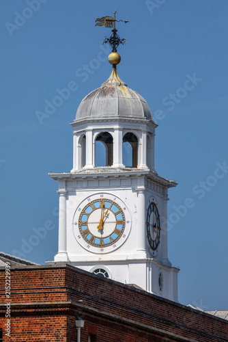 Clocktower at the Historic Dockyard in Portsmouth, UK