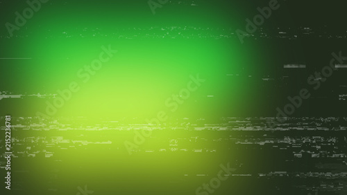 Bild auf Leinwand Abstract digital glitch gradient background featuring vibrant lime green light e