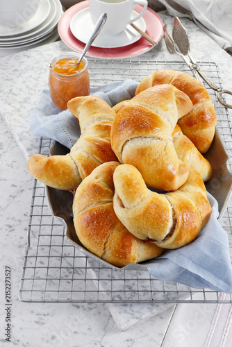 Yeast croissants