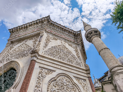 Low Angle Shot Of Fuad Pasha Mosque, Istanbul, Turkey
