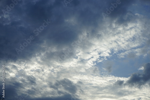 Obraz w ramie clouds in the sky