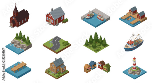 set of vector images of different countries