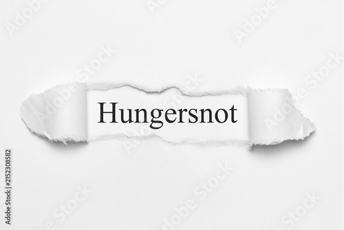 Hungersnot	
