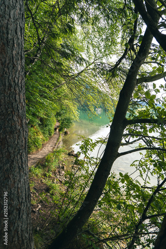 Idyllic Weissensee landscape in Füssen, Allgäu, Bavaria
