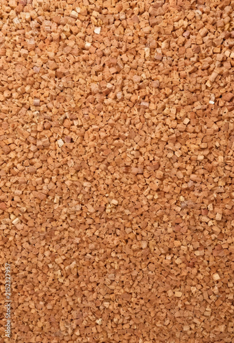 Close up view of small cork...
