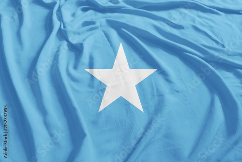 Somalia Flag Wind Waving CloseUp Breeze Wave