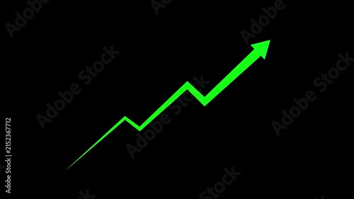 Creative Graph hand drawn arrow chart growing up. Exponential growth and Business profit increase. white arrow rising transparent background. rising arrow with grid background