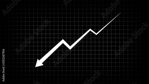 Cost reduction business finance concept. Businessman cost reduction icon with down arrow for budget management and cost management.4k video animation.