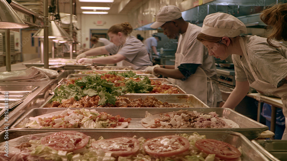 Obraz premium People Working at the market