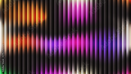 Abstract blurred vertical stripes with colorful light effects