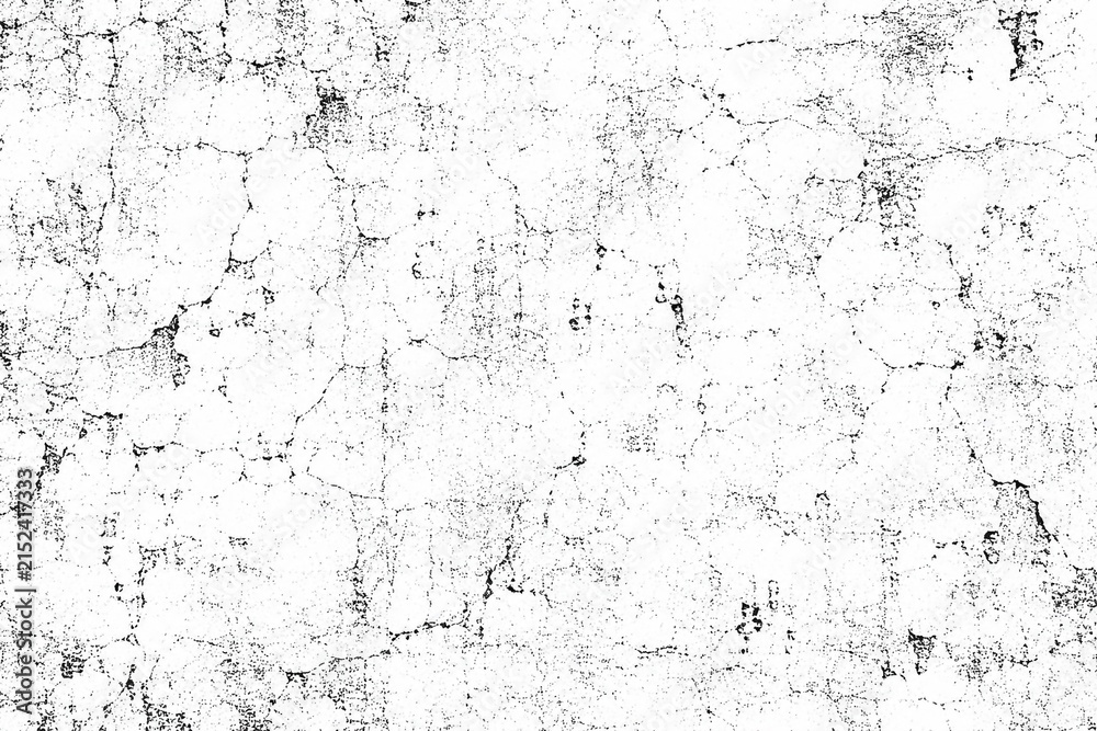 Fototapeta premium Black and white abstract with scattered geometric shapes