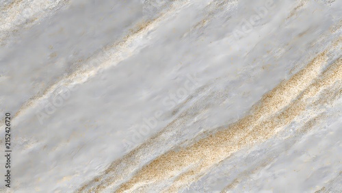 Luxurious marble surface featuring white, blue, gray tones with intricate gold and brown vein patterns, 