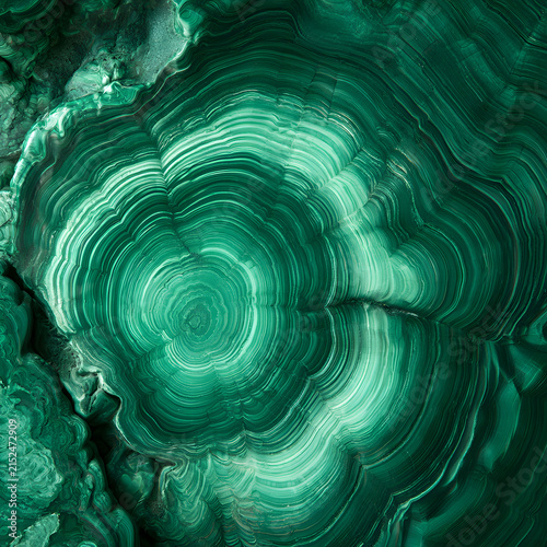 Tapety artystyczne Premium Malachite Stone Texture Background