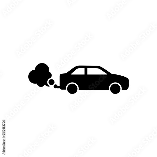 Car Exhaust Emission Icon