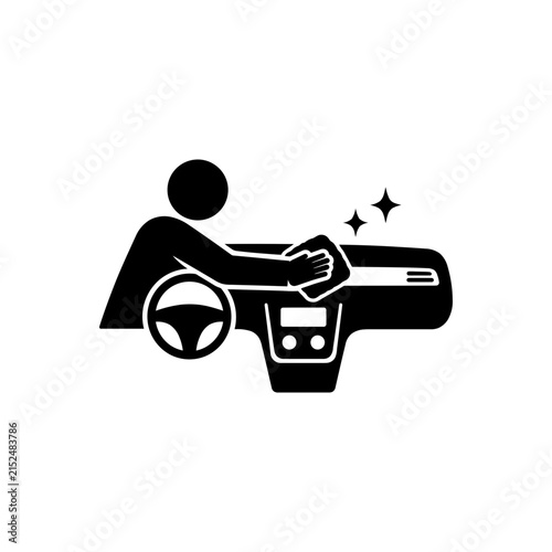 Clean Steering Wheel Icon