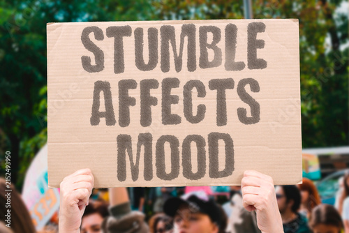 Фотография "Stumble affects mood" A brief trip on the sidewalk can change how you feel for hours