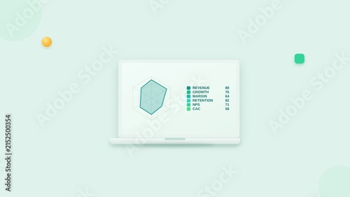 Motion Data Visualization Video Showing Analytics and Graphs for Business Insights.