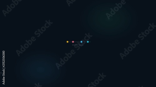 Nighttime Motion of Colorful Lights in Dark Sky Creating Dynamic Visual Effect.