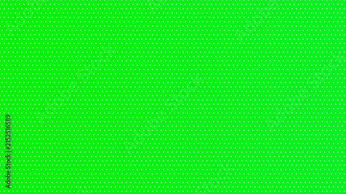 Foto Bright vibrant green pattern featuring countless small white dots evenly distrib